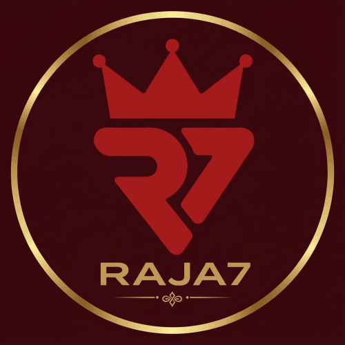 Create a new account or log in to the Raja7 Game app.